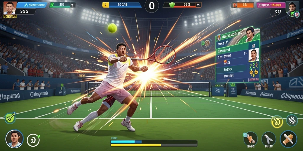 Screenshot 1 menampilkan tampilan awal permainan yang menarik.