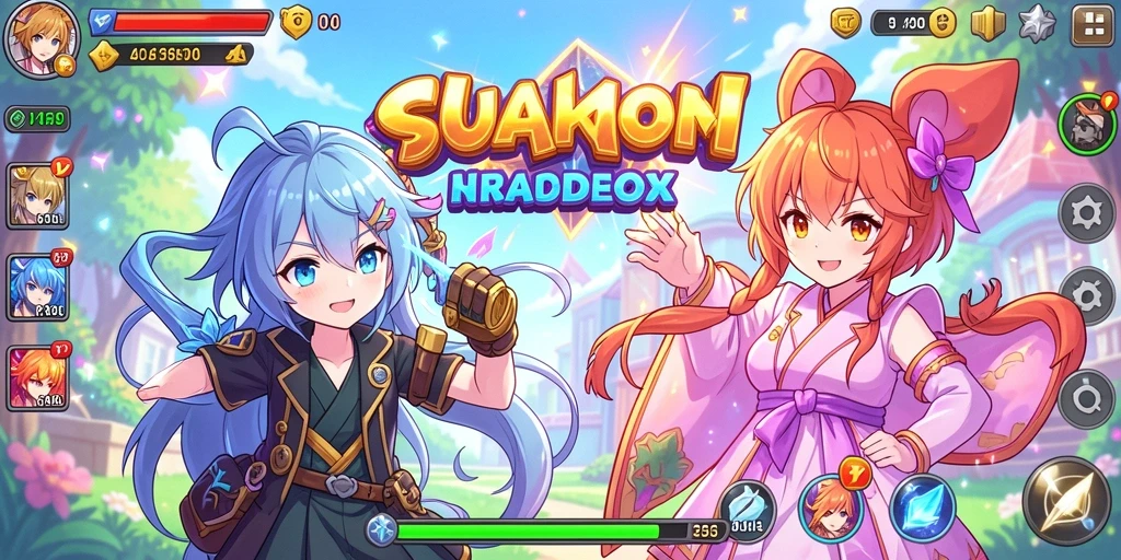 Menampilkan karakter utama dalam game API77.