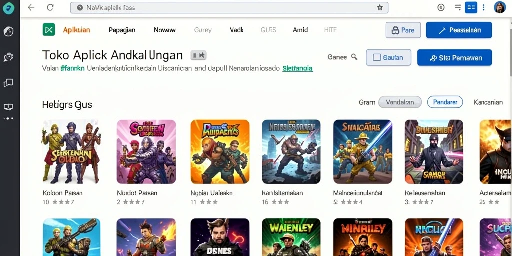 Tampilan awal yang menarik dan informatif.