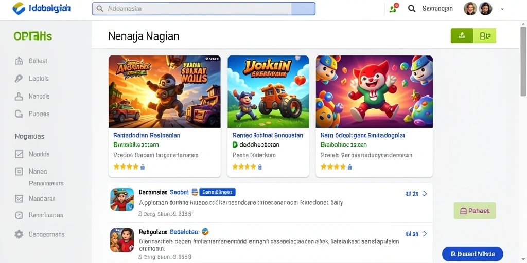 Tampilan antarmuka yang menarik dan modern.