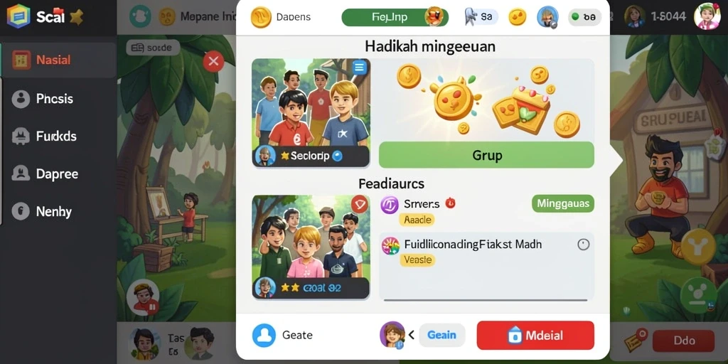 Tampilan menarik dari permainan GEBYAR4D.