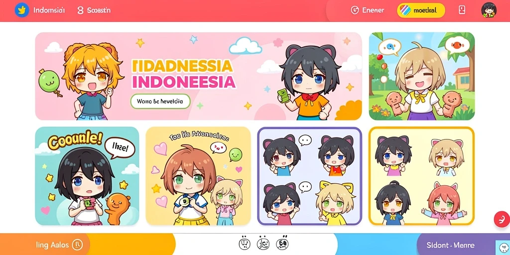 Tampilan awal gameplay yang menarik dan interaktif.