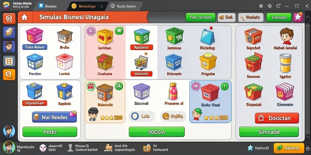 Tampilan antarmuka yang menarik dan user-friendly.