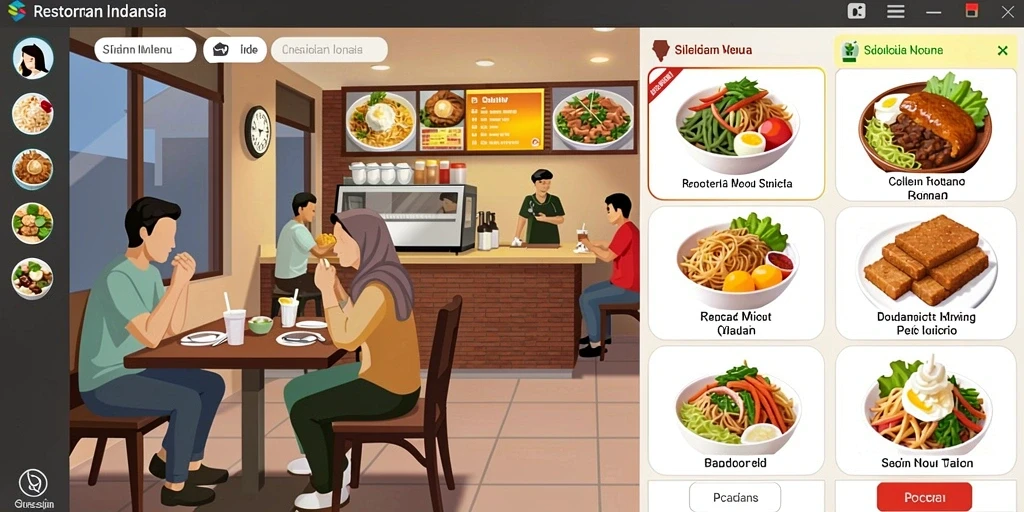 Tampilan antarmuka yang ramah pengguna.