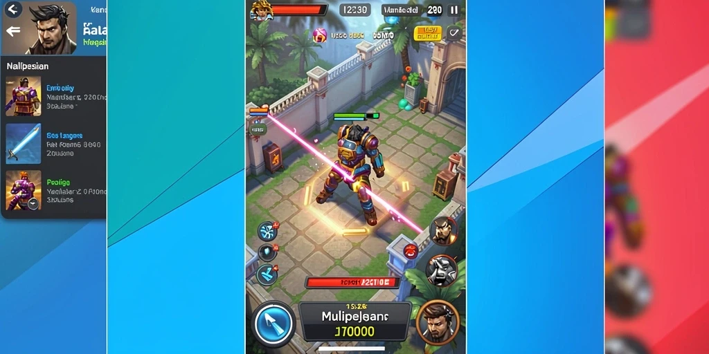 Screenshot aplikasi menampilkan antarmuka pengguna yang menarik.