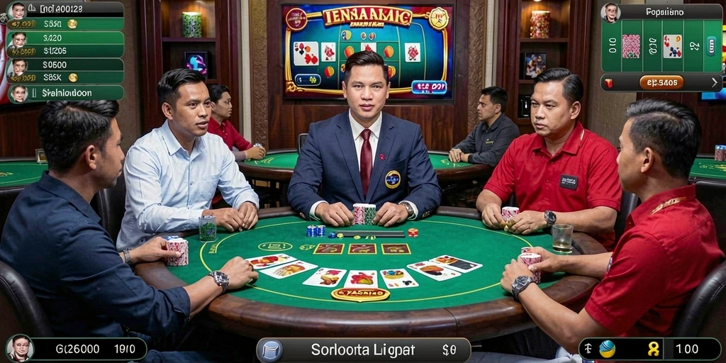 Tampilan antarmuka aplikasi TAWONBET yang user-friendly.