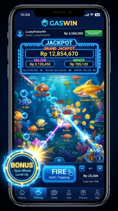 Galeri pratinjau visual gaswin build APK resmi terbaru